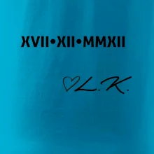 Dátum výročia a iniciály