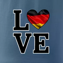 Love Nemecká vlajka Love Nemecká vlajka