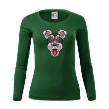 Knírač hlava barevná