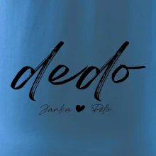 Dedo - tričko menami detí písacie písmo