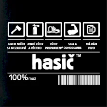 Čiarový kód - Hasič / hasička Čiarový kód - Hasič / hasička