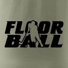 Floorball nápis rovný