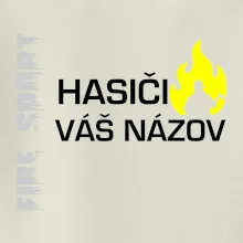 Hasiči - Váš názov - FLUO + Reflexná potlač