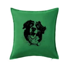 Čiernobiela karikatúra Bernský salašnícky pes