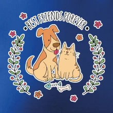 Mačka a pes best friends