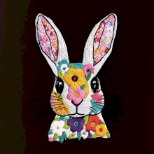 Zajačik ako vyšitý