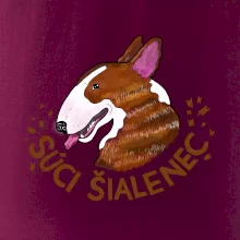 Bulterier Súci šialenec (Pecka design)