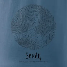 Šerák - vrstevnice v kruhu