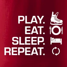 Play Eat Sleep Repeat hokej Play Eat Sleep Repeat hokej