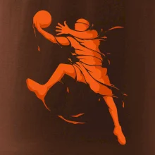 Basketball player splash