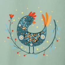 Folklór - sliepky s margarétkami Folklór - sliepky s margarétkami