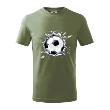 Futbalová lopta v triku Futbalová lopta v triku