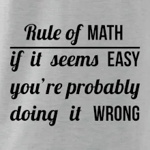 Rule of math