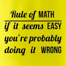 Rule of math Rule of math