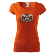 Hlava barana s ružami