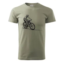 MTB kreslený cyklista MTB kreslený cyklista