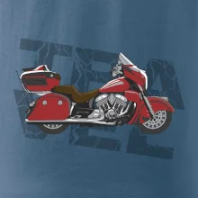 Cestovná motorka Amerika červená Cestovná motorka Amerika červená