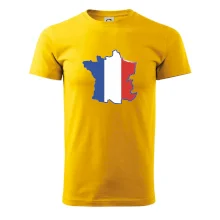 Francúzska vlajka mapa obrys Francúzska vlajka mapa obrys