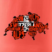 Mapy - názvy miest - Švajčiarsko Mapy - názvy miest - Švajčiarsko