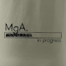 In progress titul MgA. magister / magistra umenia