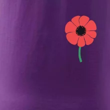 Vlčí mak ikonka na prsníku