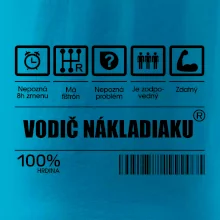 Čiarový kód - Vodič nákladiaku