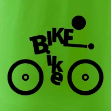 Bike nápis postava