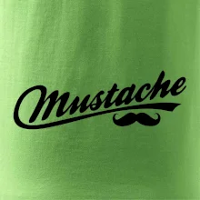 Mustache - nápis