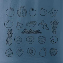 Frutarián ovocie vo štvorci