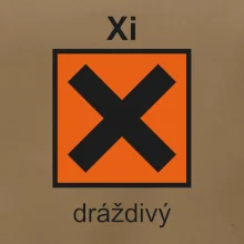 Xi Dráždivý - Výstražná tabuľka na tričku