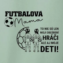 Futbalová mama - Dve dcéry (vaše meno a číslo)
