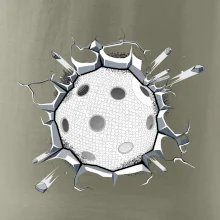 Florbal lopta v triku