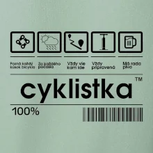 Čiarový kód - cyklistka