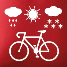 Cyklista za každého počasia