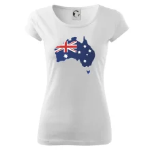 Austrália - vlajka mapa