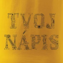 Steampunk vlastný nápis Steampunk vlastný nápis