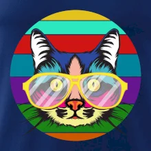 Mačka pri farebnom západe Mačka pri farebnom západe