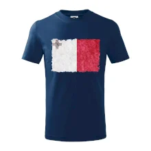 Vlajka Malta ohrýzaná