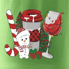 Vianoce, víno a snehuliak