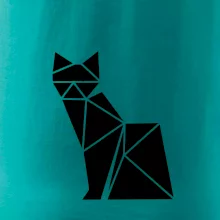 Origami mačka z boku