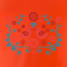 folklór - dva červené vtáčiky folklór - dva červené vtáčiky