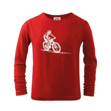MTB kreslený cyklista MTB kreslený cyklista