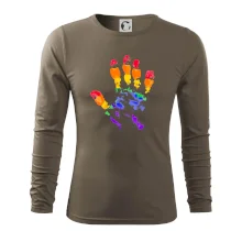 LGBT hand print