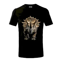 Triceratops spredu čierna fotka