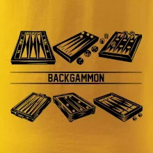 Backgammon čierny set Backgammon čierny set
