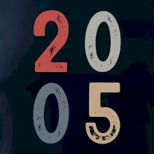 Vintage číslica 2005 Vintage číslica 2005