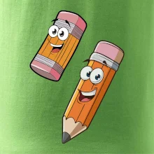 Parové tričko - Ceruzka a guma