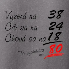Vyzerá, cíti sa, chová sa - 80 rokov