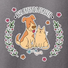 Mačka a pes best friends