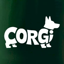 Corgi nápis v tele